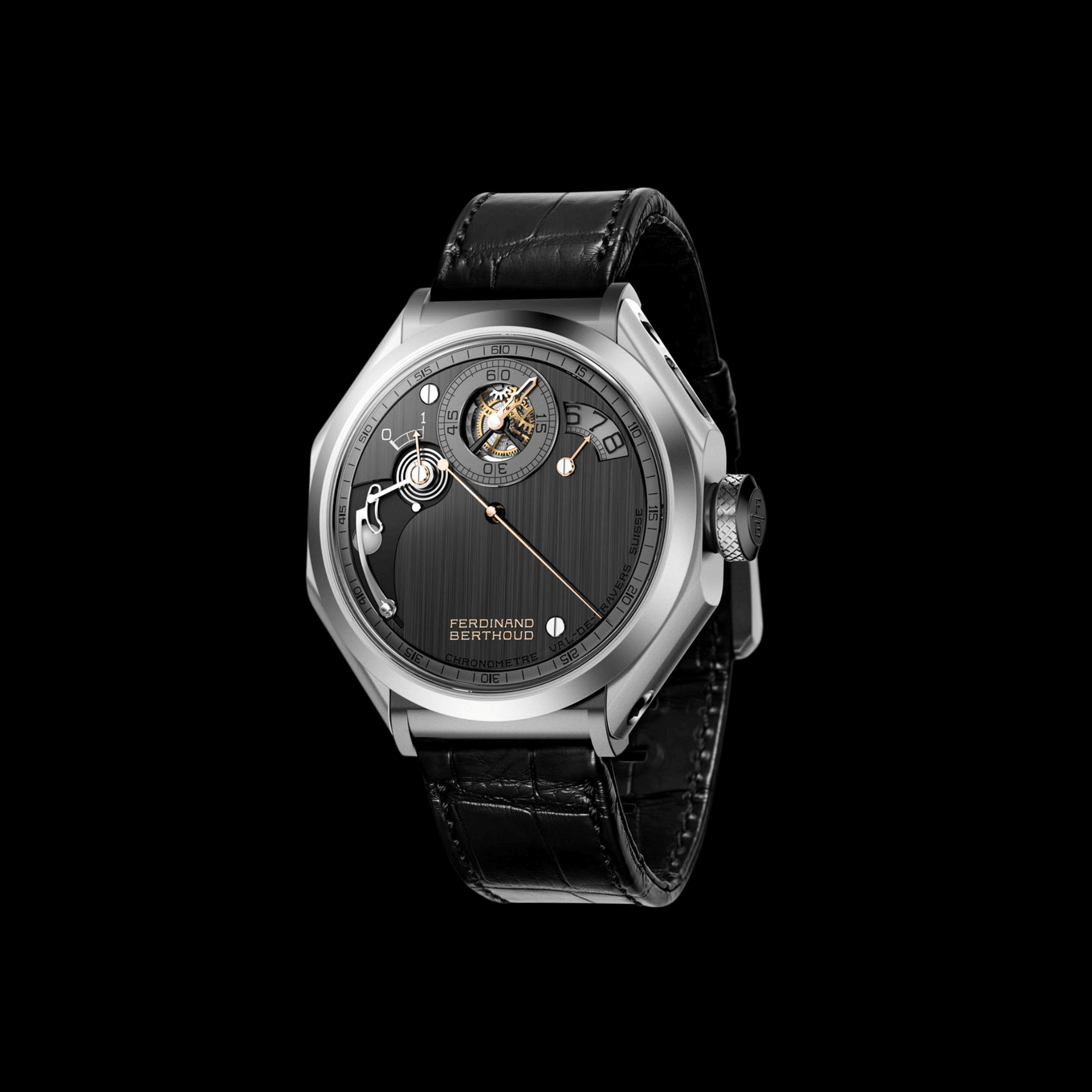 Chronometre Regulator FB 1R.6-1 Carburised steel - The Second Hand Club