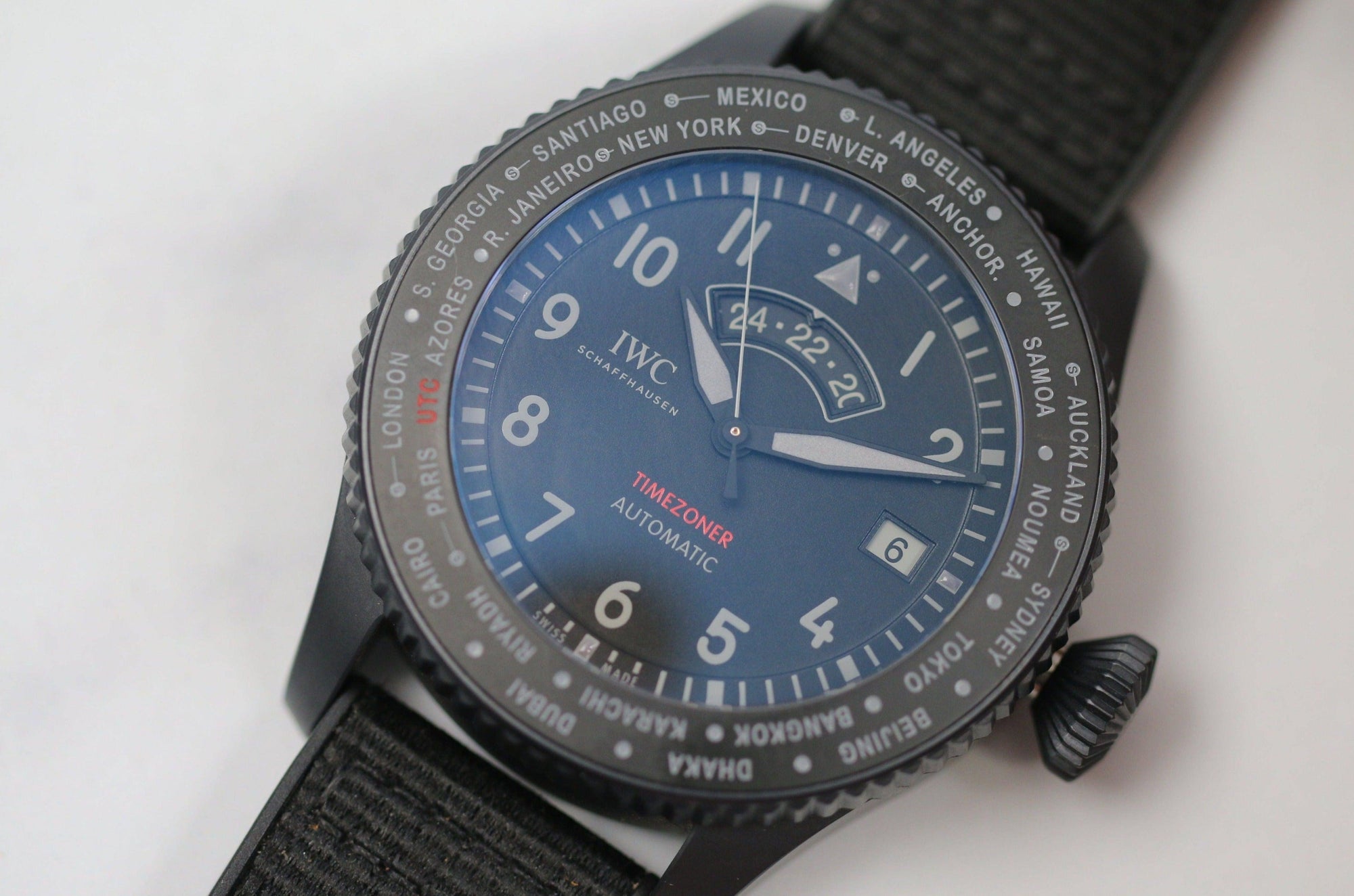 IWC Timezoner Ceratanium Ref. IW395505 - The Second Hand Club