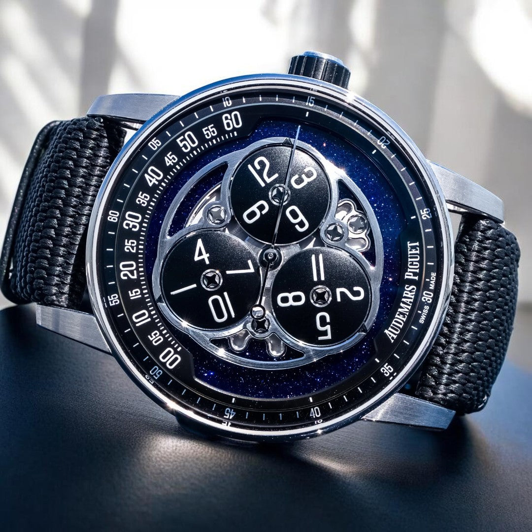 Audemars PiguetCode 11.59 Starwheel 15212NB Aventurine - The Second Hand Club
