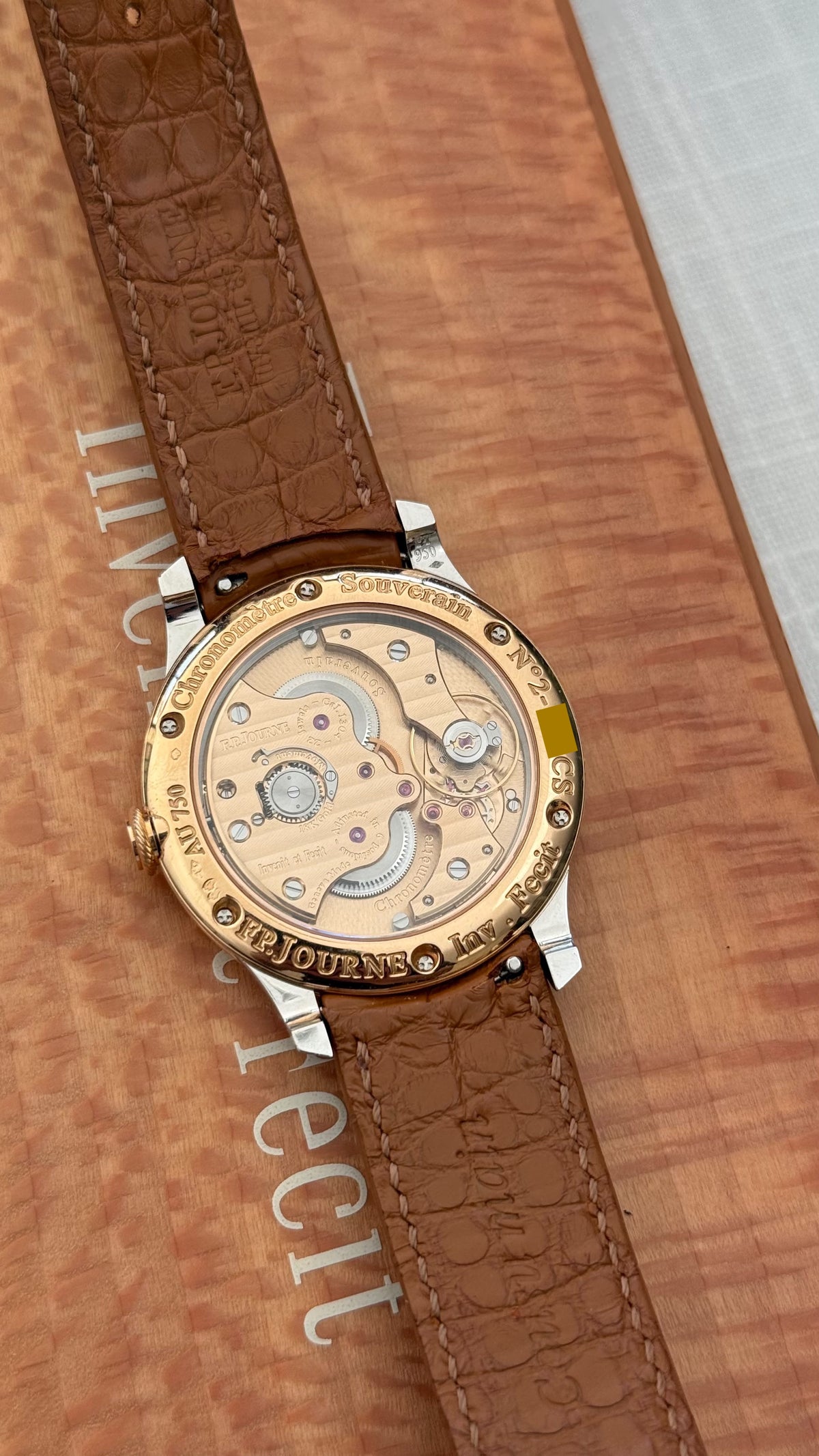 Chronometre Souverain Two Tones Piece Unique
