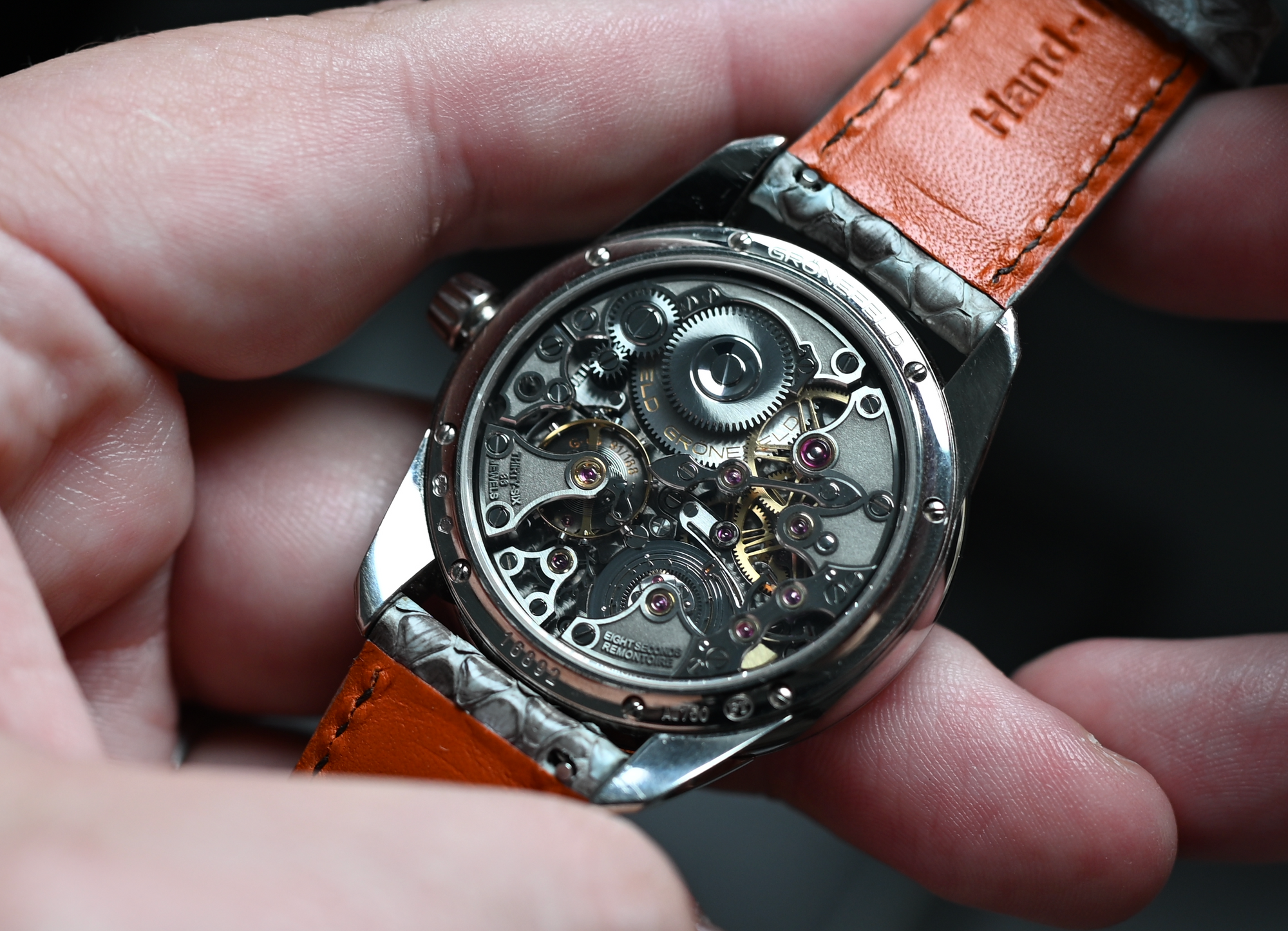 1941 Remontoire Kari Voutilainen Red Dial - The Second Hand Club