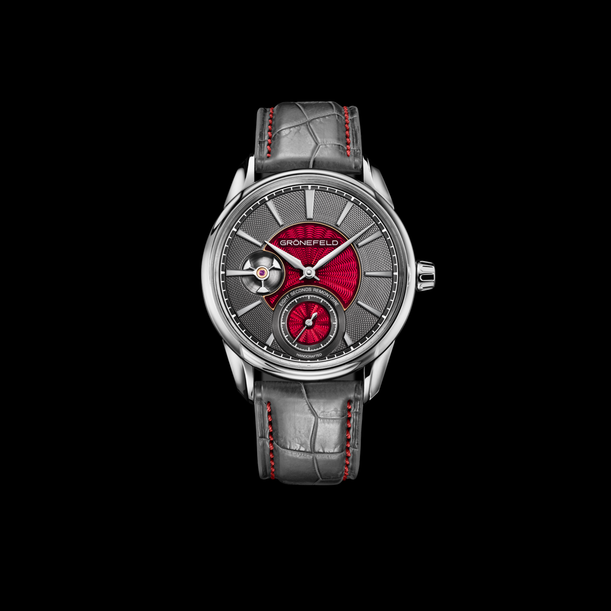 1941 Remontoire Kari Voutilainen Red Dial - The Second Hand Club