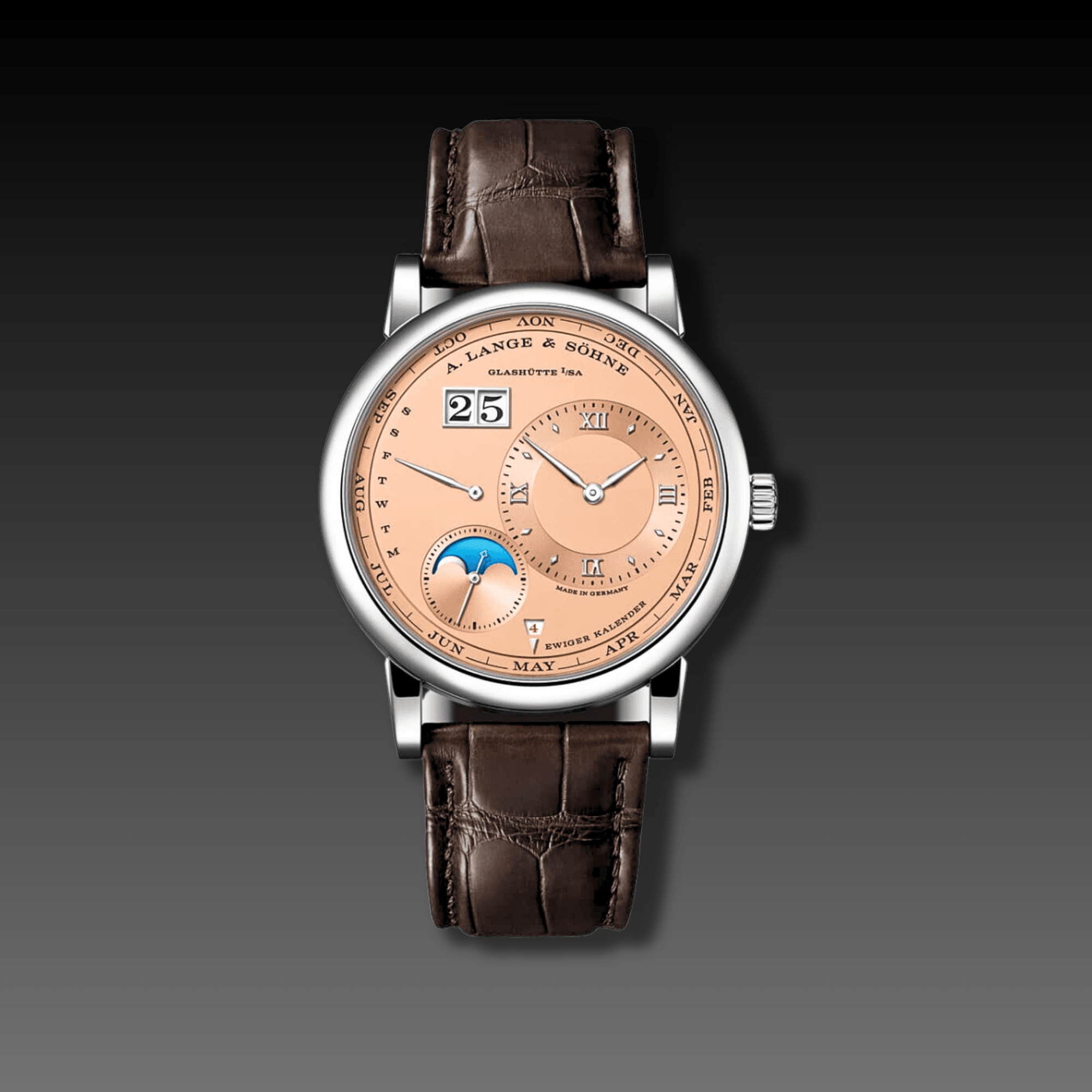 A. Lange Sohne Perpetual Calendar Ref. 345.056 The Second Hand