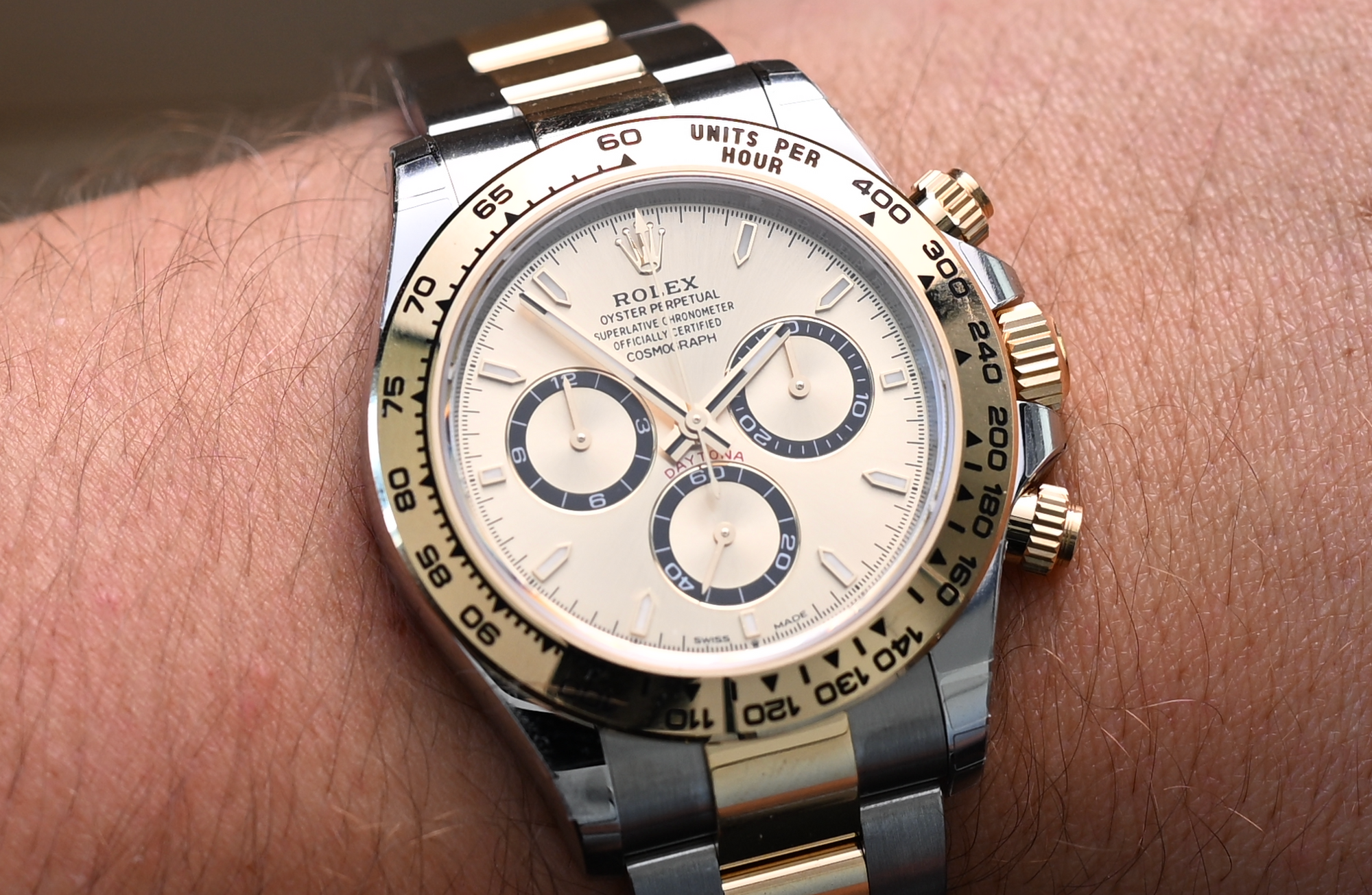 Daytona Two Tones Champagne Ref 126503