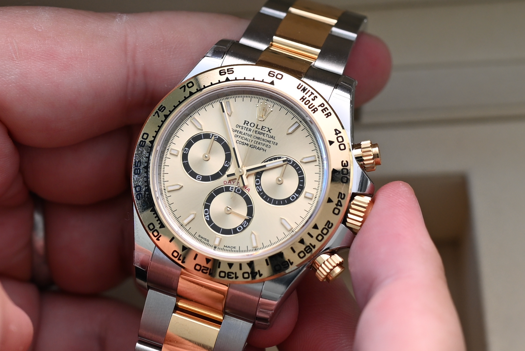 Daytona Two Tones Champagne Ref 126503