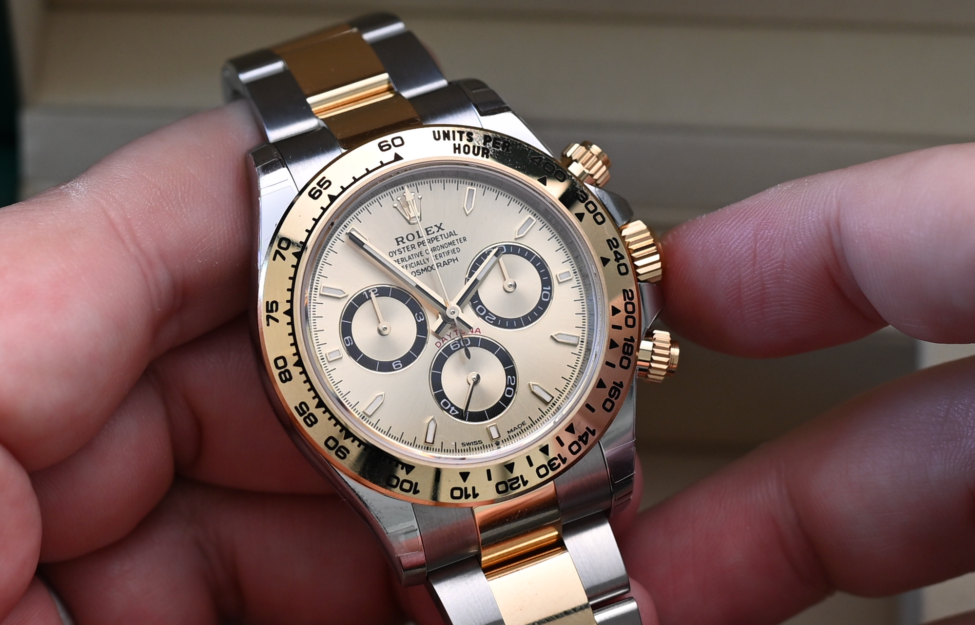 Daytona Two Tones Champagne Ref 126503