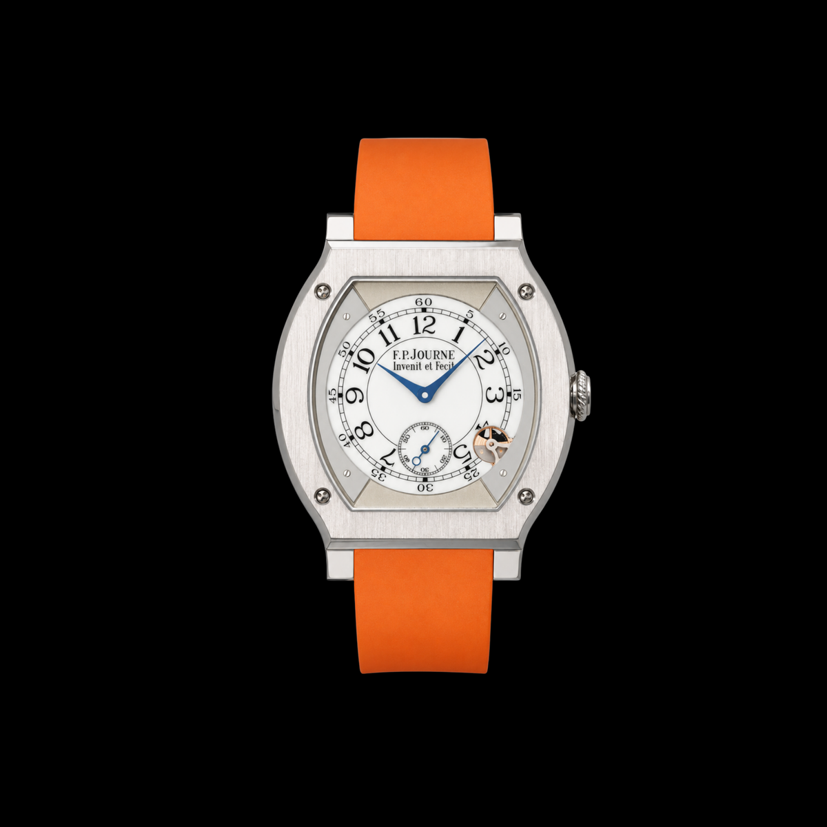 Elegante Titanium 48 on Orange Strap