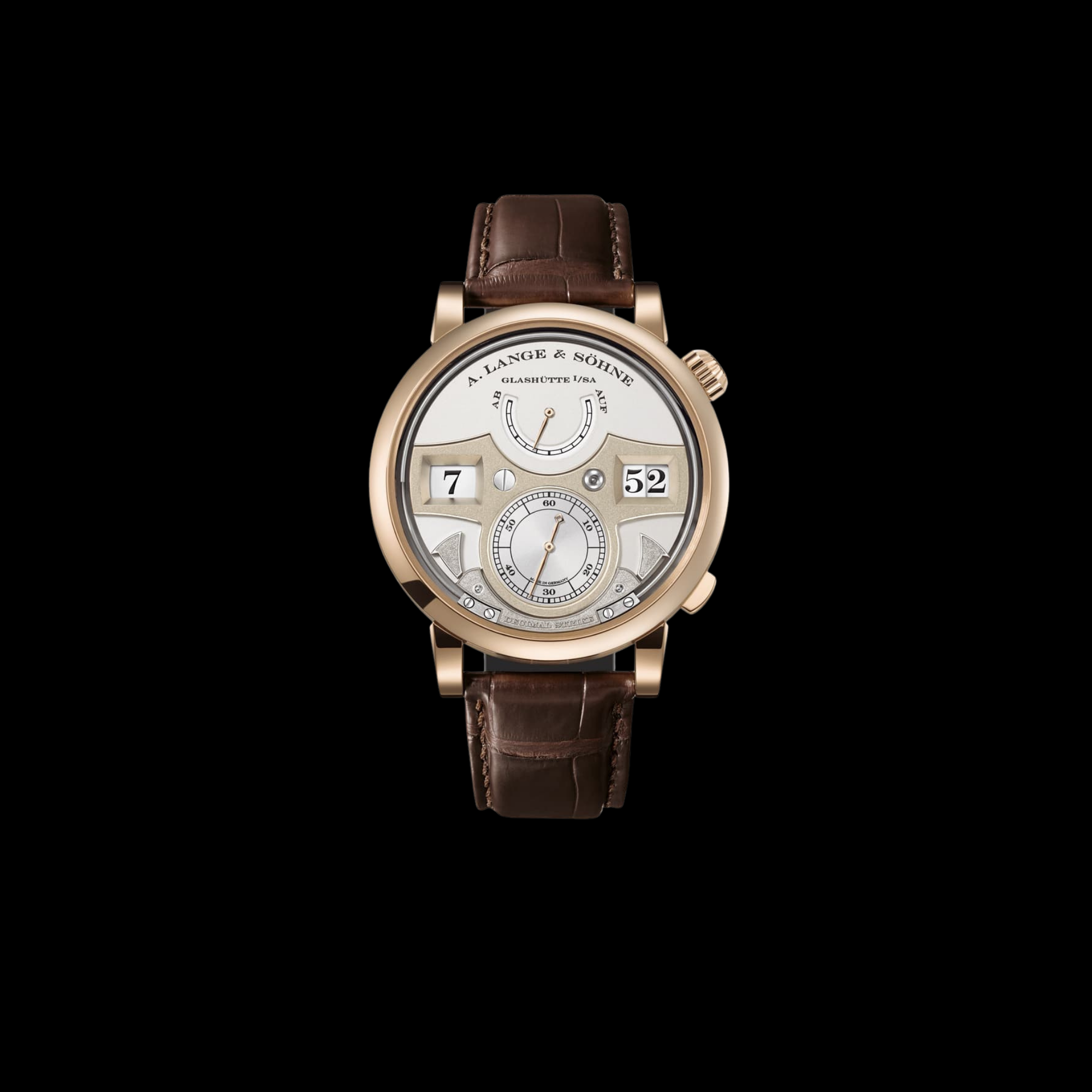 Zeitwerk "Decimal Strike" Ref. 143.050 Honey Gold