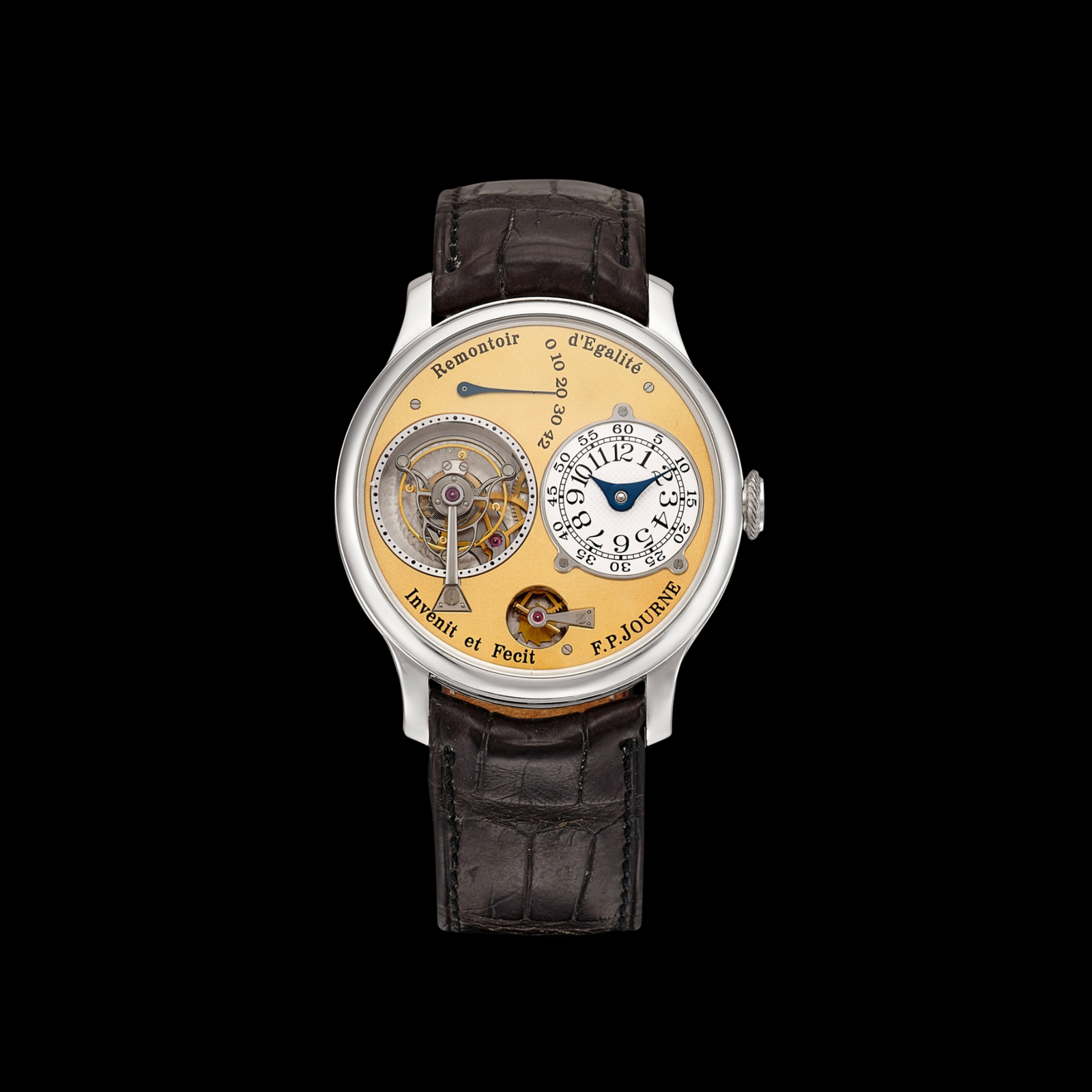 Tourbillon Souverain à Remontoir d'Égalité - Ref T