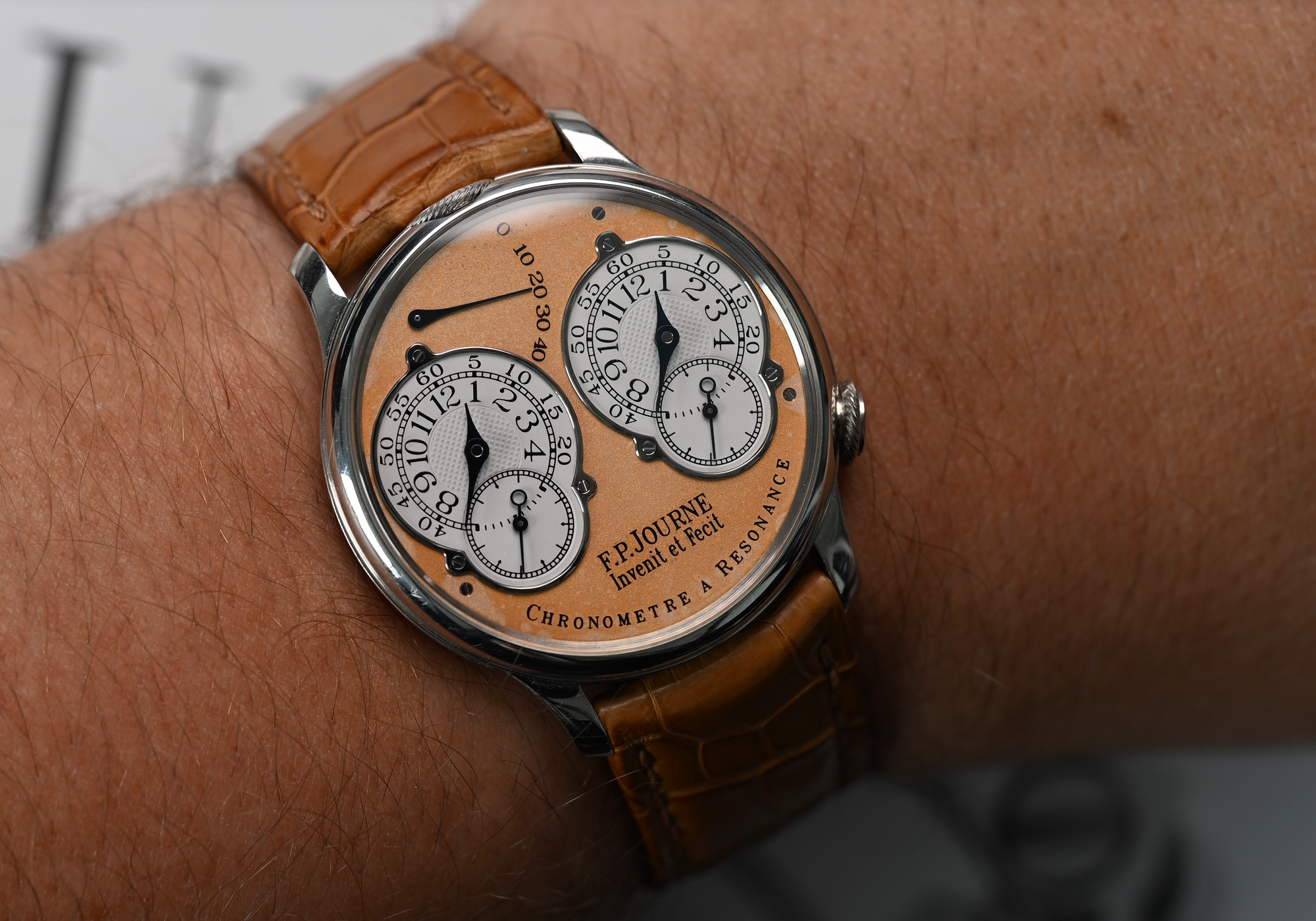 Resonance 03R Platinum Brass 38mm - The Second Hand Club