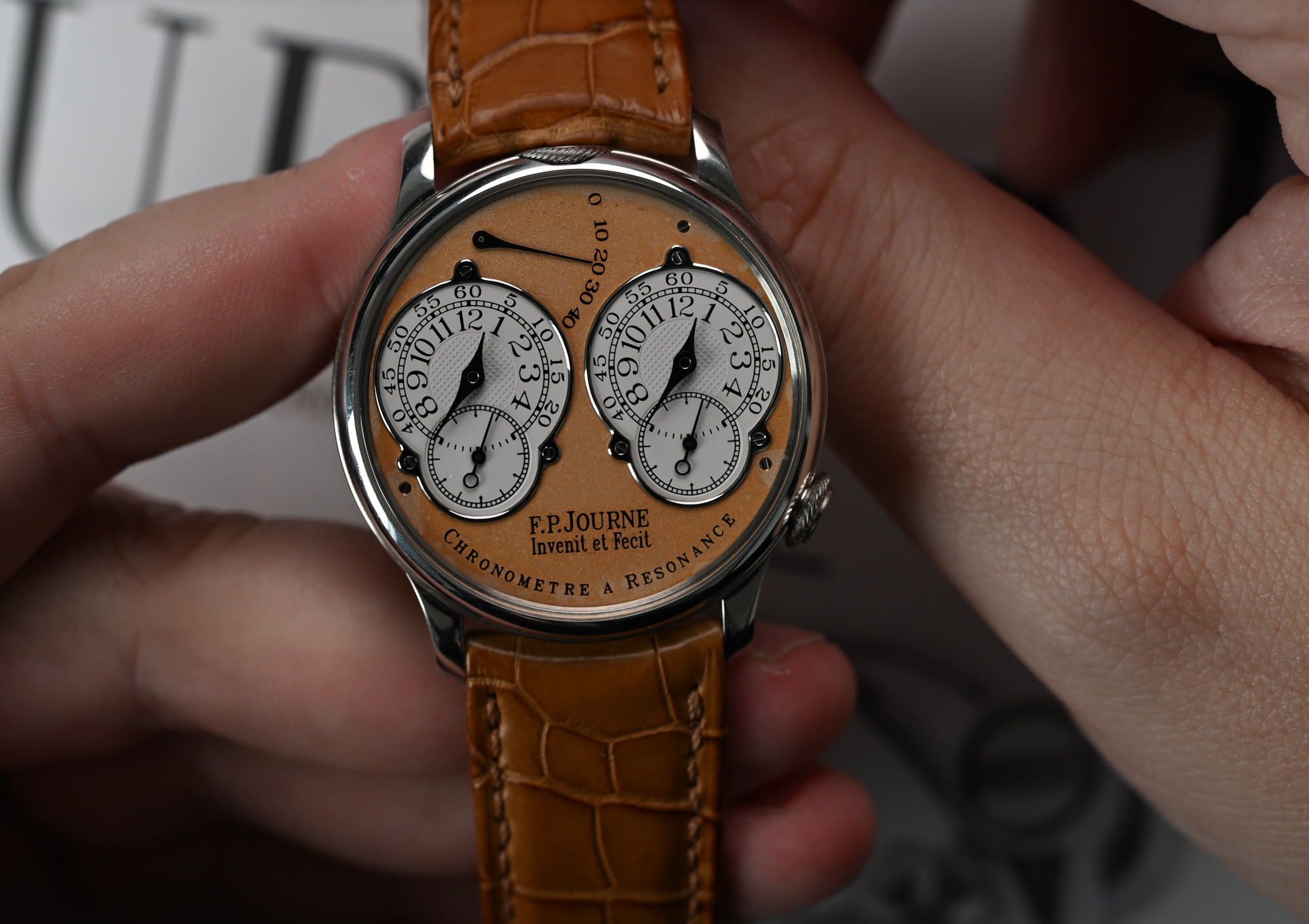 Resonance 03R Platinum Brass 38mm - The Second Hand Club