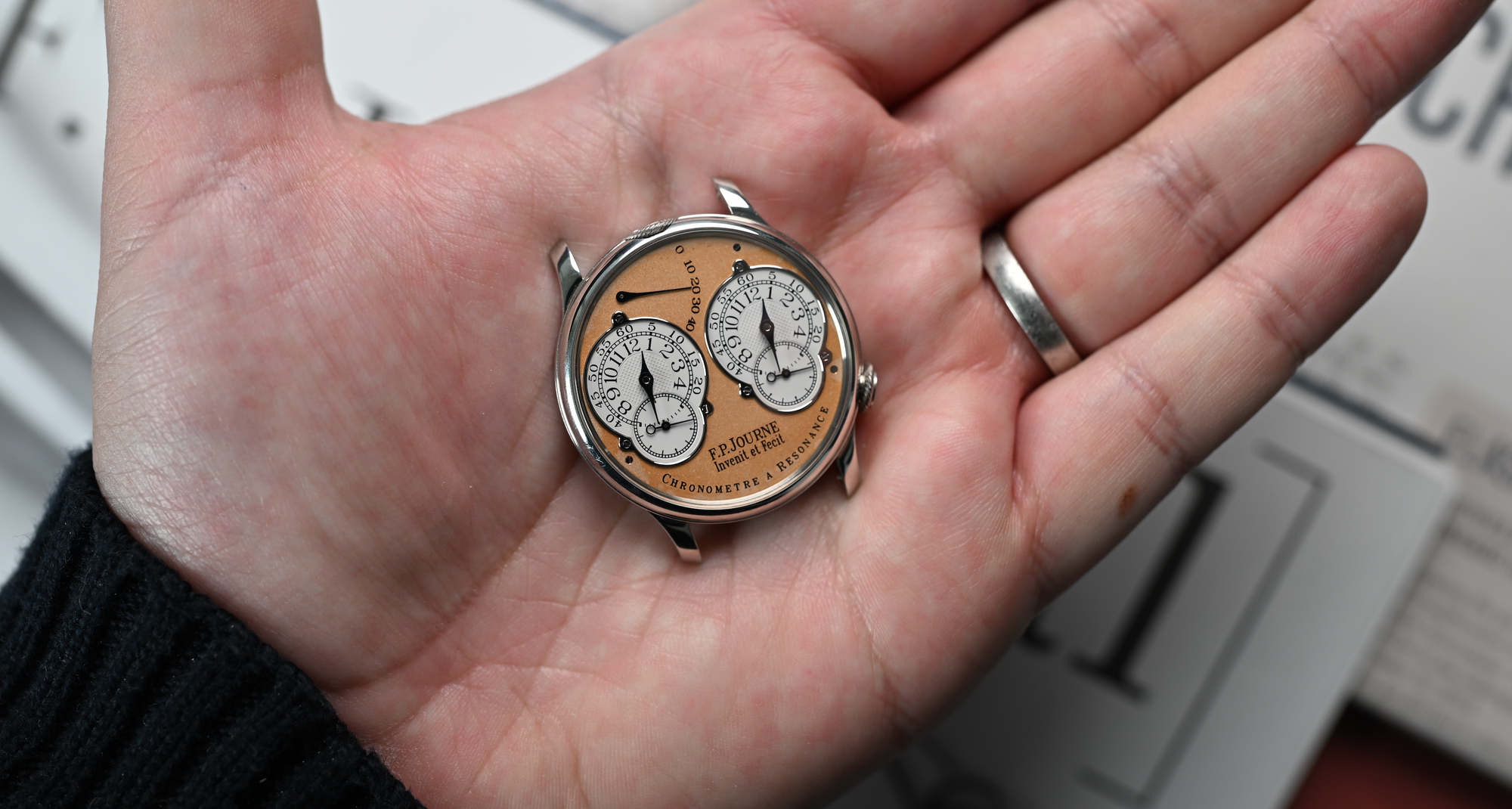 Resonance 03R Platinum Brass 38mm - The Second Hand Club