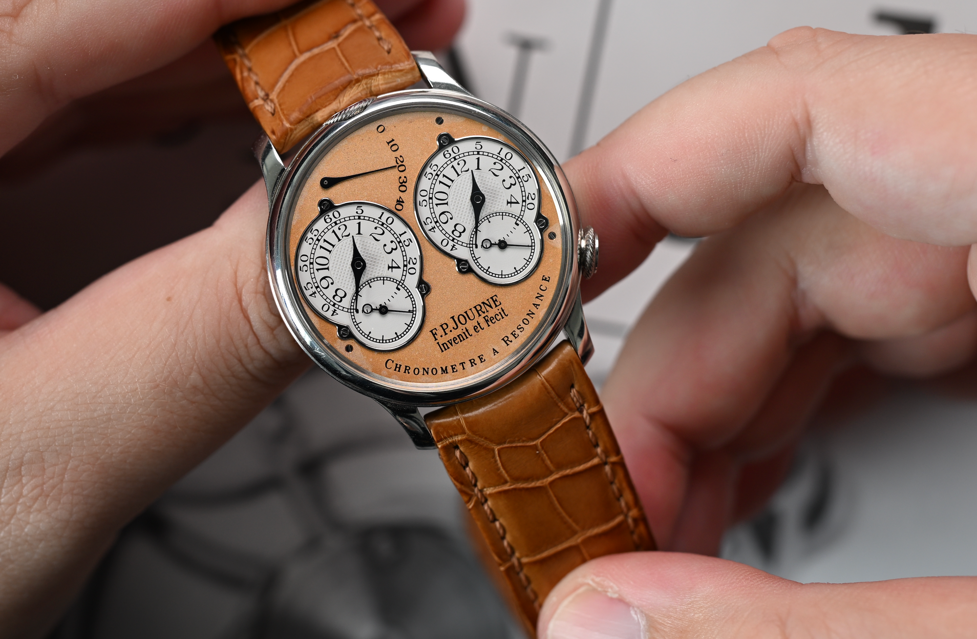 Resonance 03R Platinum Brass 38mm - The Second Hand Club