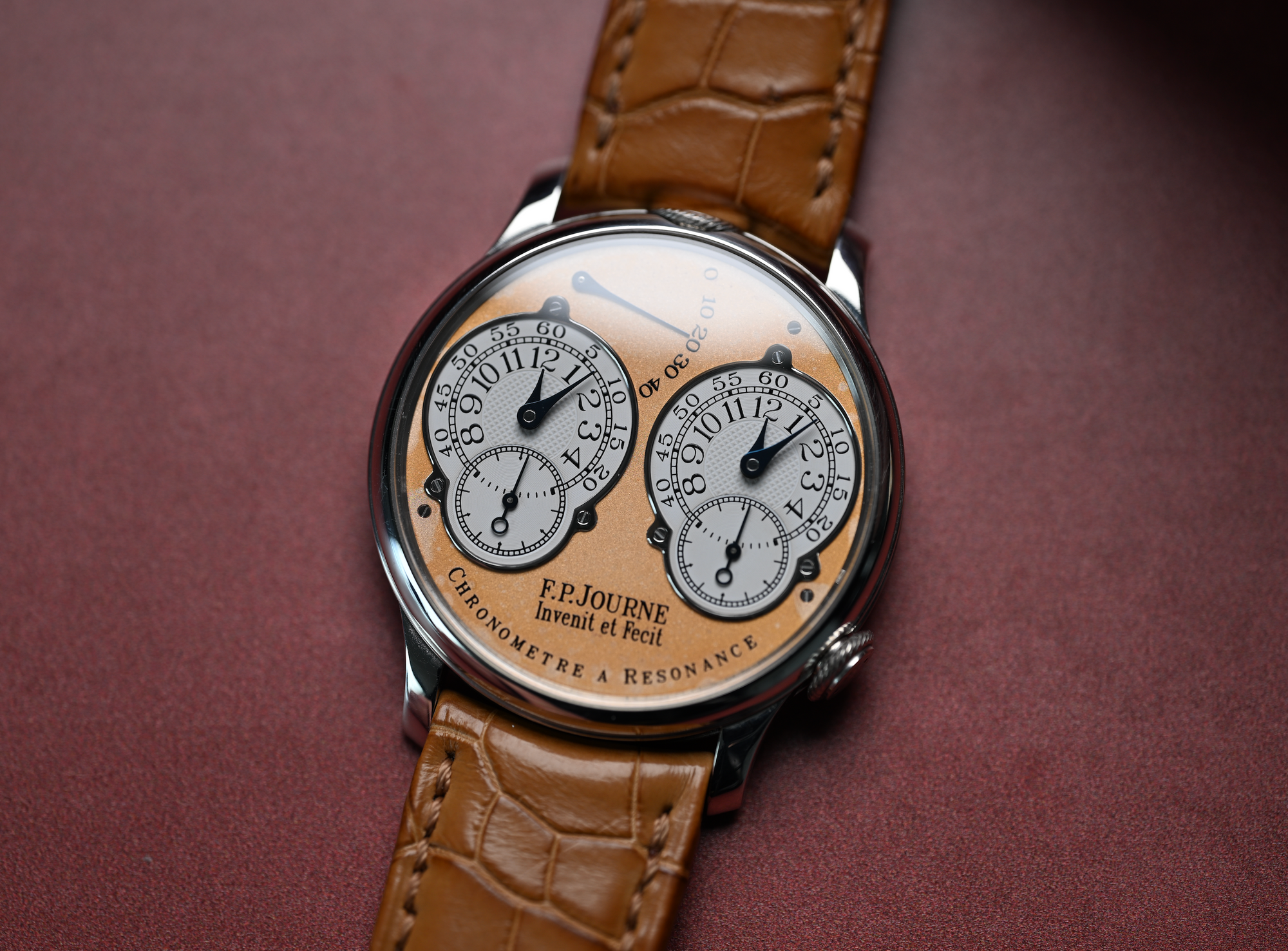 Resonance 03R Platinum Brass 38mm - The Second Hand Club