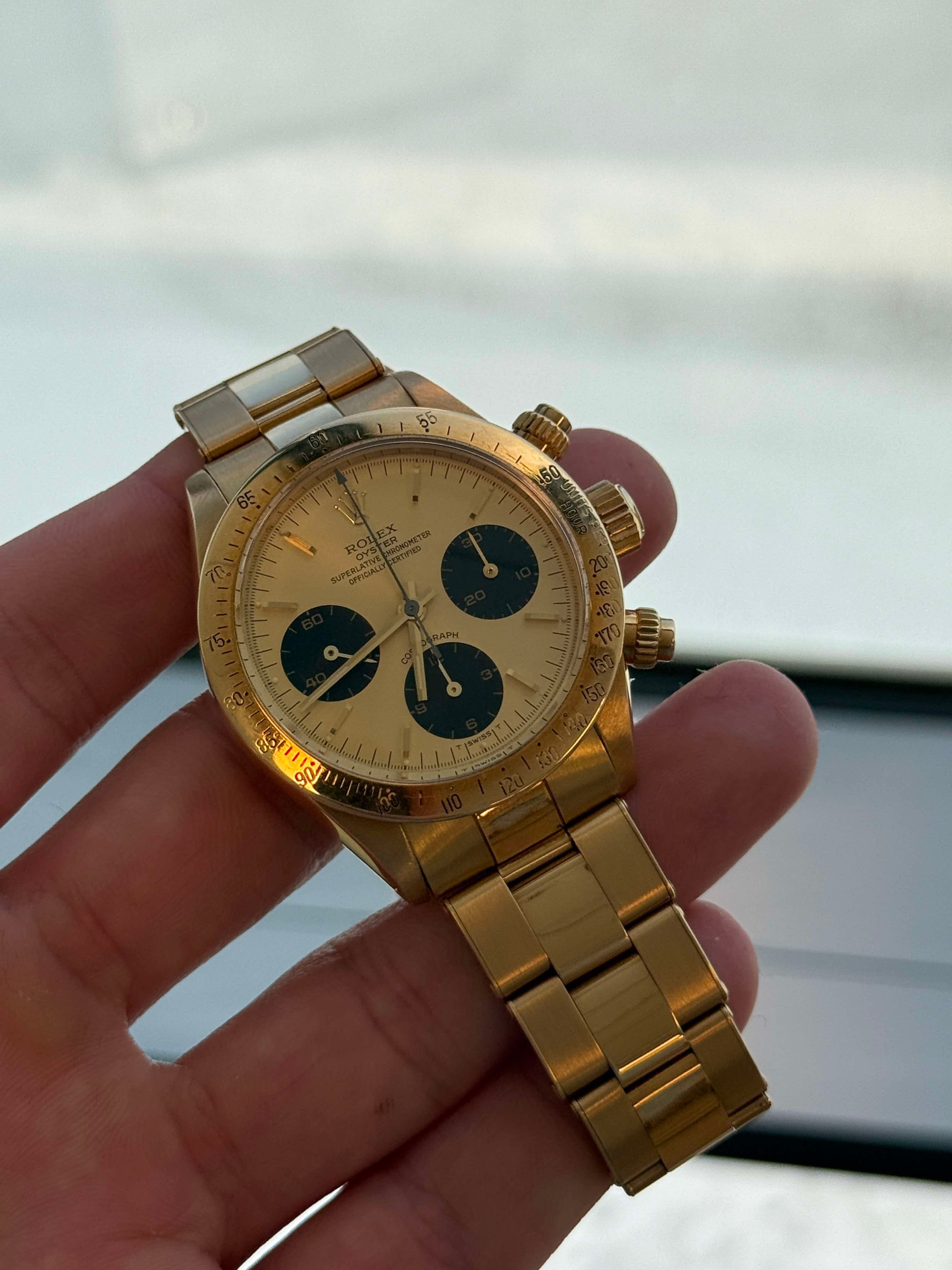 倉庫整理品◇ROLEX◇デイトナビーチ◇純正箱◇美品 Rolex Daytona 6265 Yellow Gold at The Second Hand Club