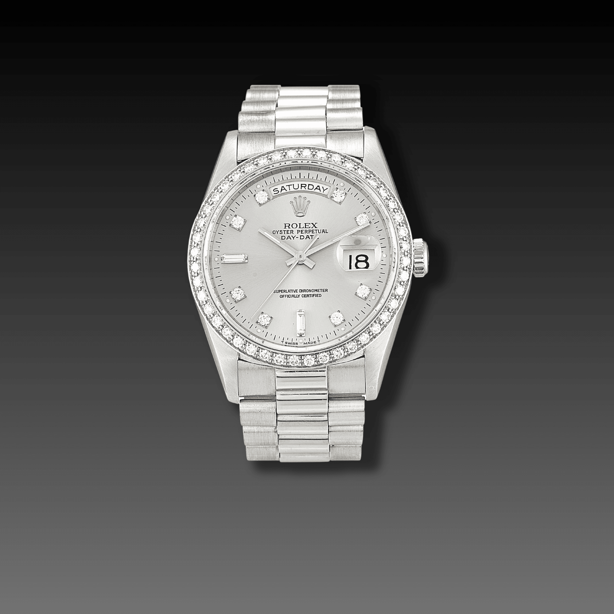 Rolex Day Date 36mm Platinum Ref. 18346 - The Second Hand Club