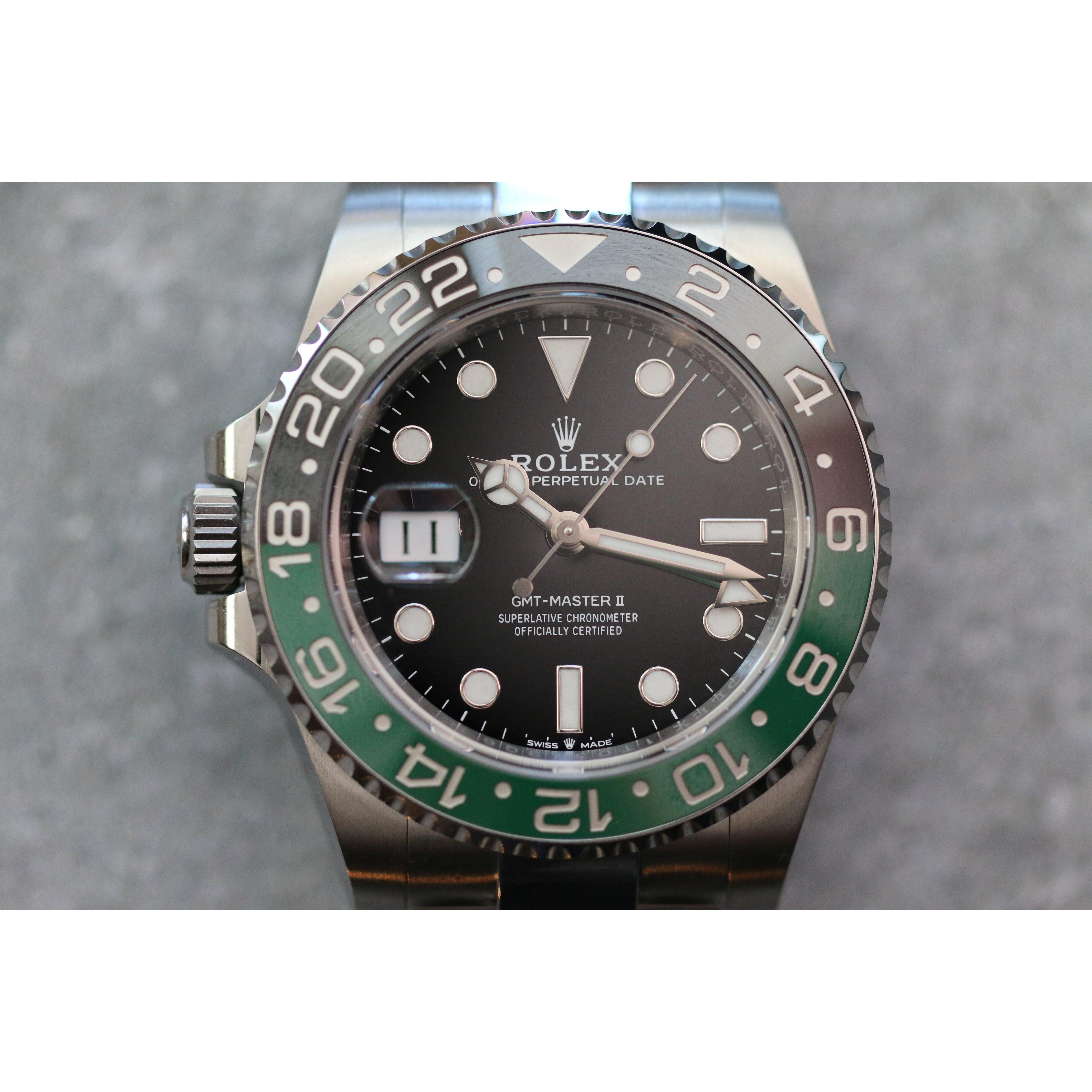 Rolex on sale left handed