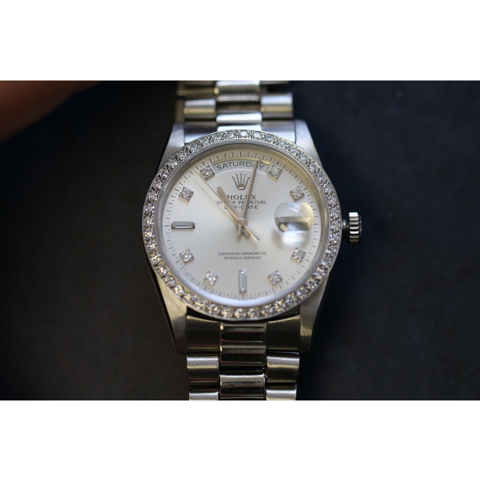 Rolex Day Date 36mm Platinum Ref. 18346 - The Second Hand Club